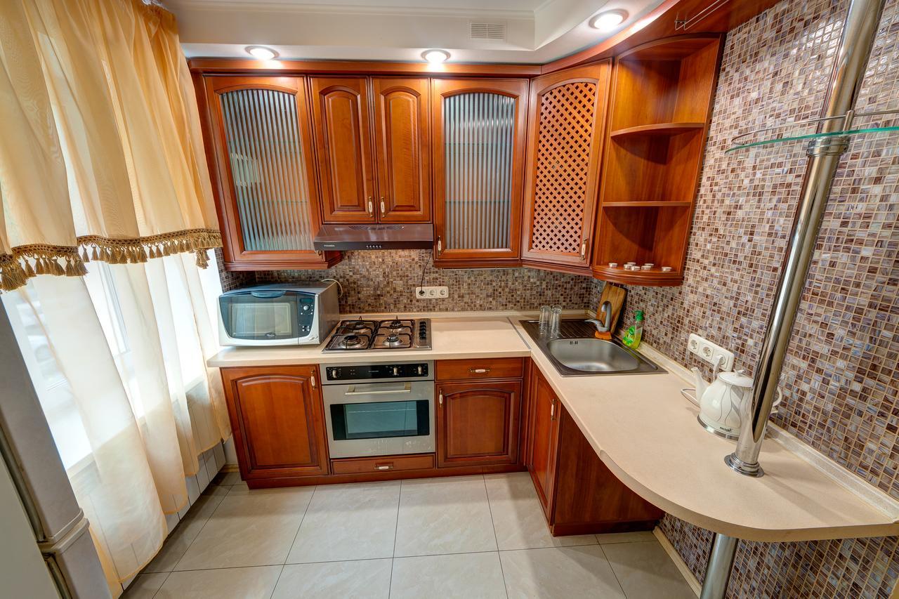 Apartamenty Na Dragomirova 10A Kyjev Exteriér fotografie